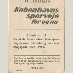 Kbenhavns sporveje fr og nu fra 1961. Kort nr. 12