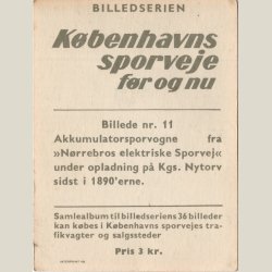 Kbenhavns sporveje fr og nu fra 1961. Kort nr. 11