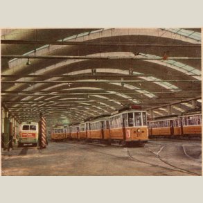 K�benhavns sporveje f�r og nu fra 1961. Kort nr. 32