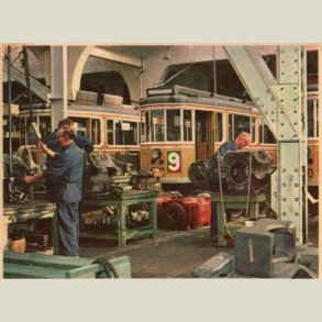 K�benhavns sporveje f�r og nu fra 1961. Kort nr. 31