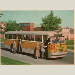 K�benhavns sporveje f�r og nu fra 1961. Kort nr. 25