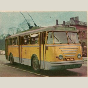 K�benhavns sporveje f�r og nu fra 1961. Kort nr. 27