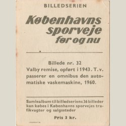 Kbenhavns sporveje fr og nu fra 1961. Kort nr. 32