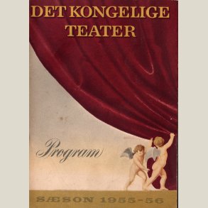 Det kongelige teater. Program. S�son 1955-56