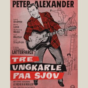 Tre ungkarle paa sjov