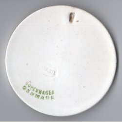 Brnehjlpsdagen 1917. Alumenia. 9cm. i diameter.