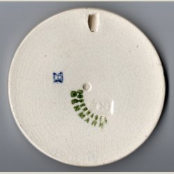 Brnehjlpsdagen 1924 Alumenia. 9cm. i diameter.