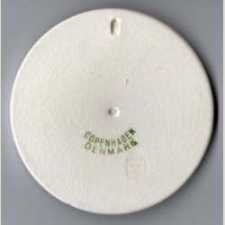 Brnehjlpsdagen 1929 Alumenia. 9cm. i diameter.