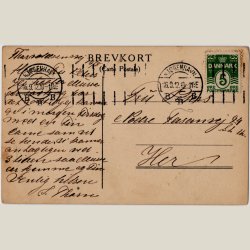 Aborreparken ca. 1910. Hul efter tegnestift.