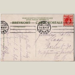 Raadhuset set fra Tivoli ca 1910