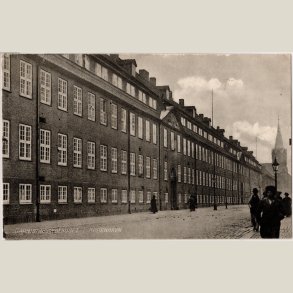 Garnisionssygehuset. Ubrugt kort.