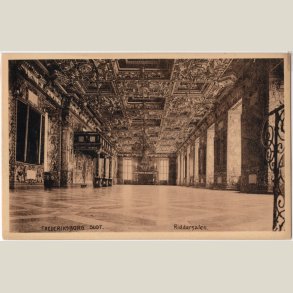 Frederiksborg Slot, Riddersalen. Ubrugt bagside.