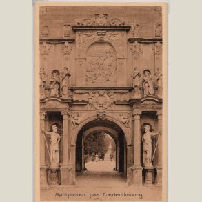 Frederiksborg Slot, M�ntporten. Ubrugt bagside.