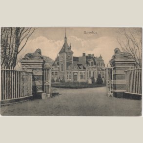 Gurrehus ved Helsing�r. Ubrugt bagside.