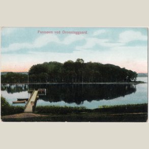 Fures�en ved Dronninggaard. Ubrugt bagside.