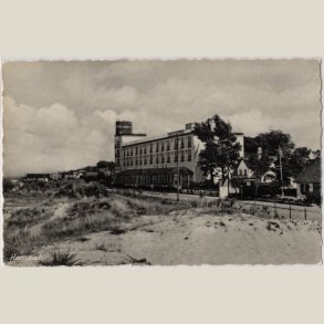 Hornb�k. Kortet er lavet med denne rand. Ubrugt bagside.