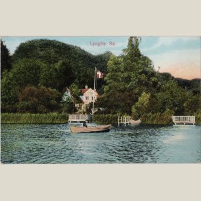 Lyngby S�. Ubrugt bagside.