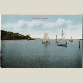 Faaborg, kystparti. Ubrugt kort.