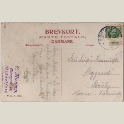 Middelfart, skovsen i Hindsgavl skov ca. 1908.