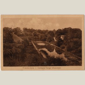 Fredericia, voldgrav langs Ishusvejen 1914.