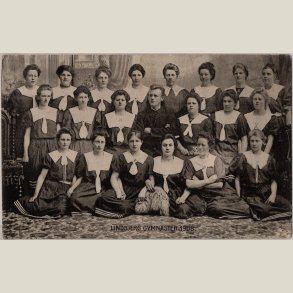 Lindbjerg, gymnaster 1908.