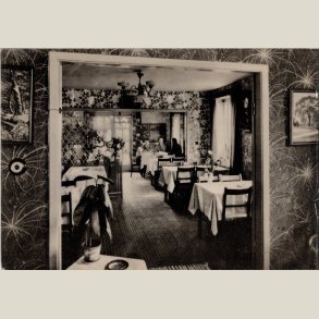 L�gten, interi�r fra Gl. L�gten strandkro 1958.