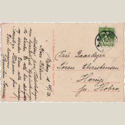 Viborg, tegning af domkirken 1928.