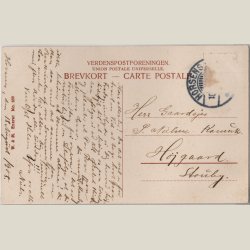 Aalborg, udsigt fra Budolfi kirke 1908.