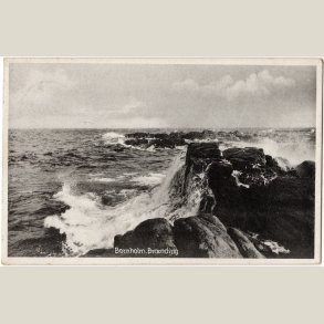 Bornholm, br�nding. Stp. Allinge 1931.