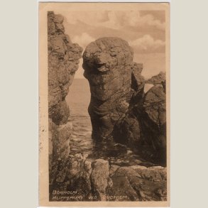 Bornholm, Gudhjem, klippeparti. Fra 1918.