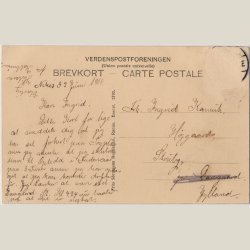 Bornholm, Gudhjem, klippeparti. Fra 1918.