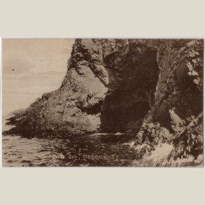 Bornholm, Hammershus, Den sorte ovn. Kj�benhavn-R�nne 1918.