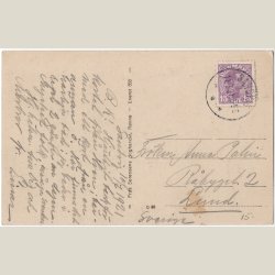 Bornholm, indgangen til Den sorte gryde. Stp. Sandvig 1921.