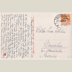 Bornholm. R, Lyseklippen. Stp. Sandvig 1934.