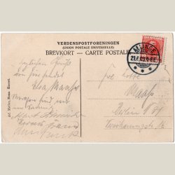 Bornholm. R, Helligdomsklippen. Stp. Allinge 1909.