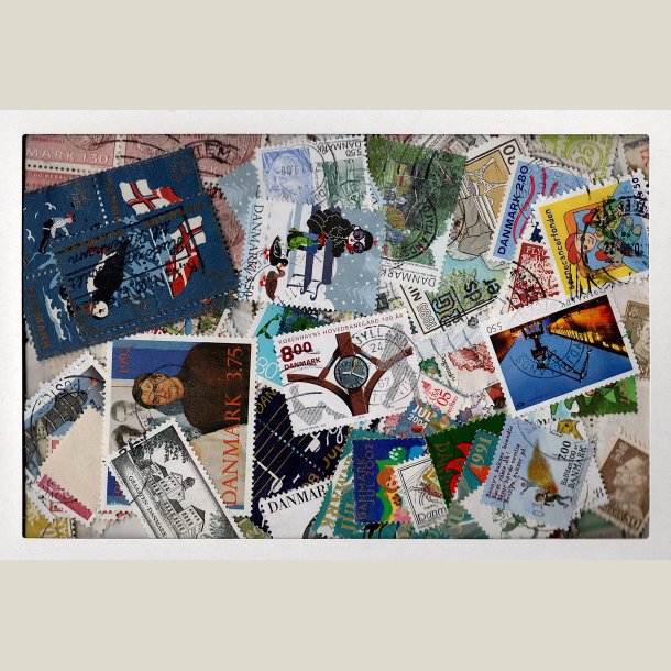 L�se m�rker, Danmark 150g. ca. 2500 m�rker