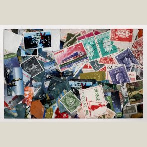 L�se m�rker fra Norge. 135g. med ca. 50% billedm�rker