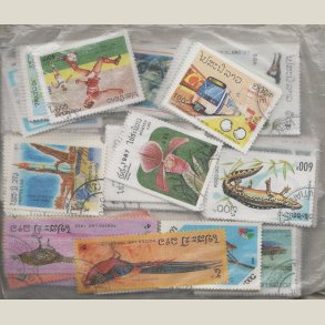 Pakke Laos med 400 forskellige