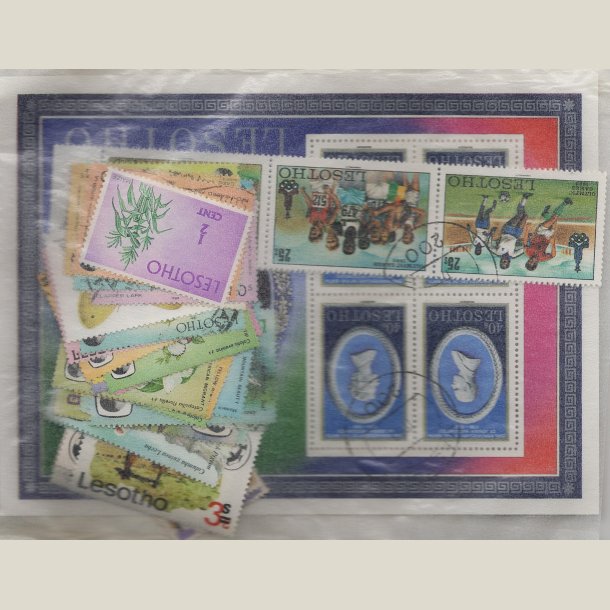 Pakke Lesotho med 50 forskellige