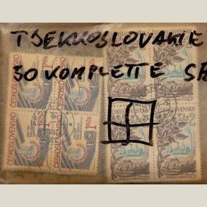 Pakke Tjekkoslovakiet med 50 forskellige komplette s�t i 4-blokke