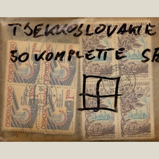 Pakke Tjekkoslovakiet med 50 forskellige komplette s�t i 4-blokke
