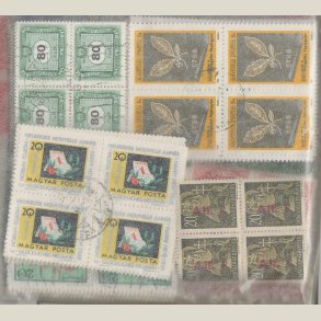 Pakke Ungarn med 210 forskellige 4-blokke