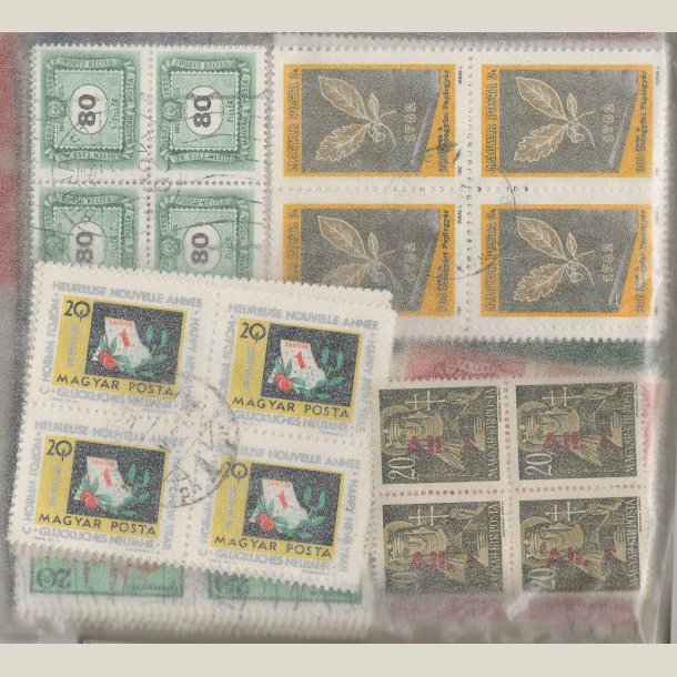 Pakke Ungarn med 210 forskellige 4-blokke