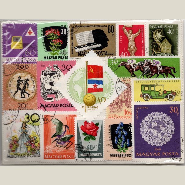 Pakke Ungarn med 300 forskellige store m�rker