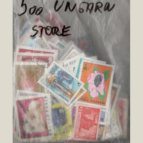 Pakke Ungarn med 500 forskellige store m�rker